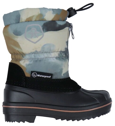 Color Kids Boots W. Zip Wool & Wp Aop Multi/patterned 29 Color Kids Boots W. Zip Wool & Wp Aop Multi/patterned 29