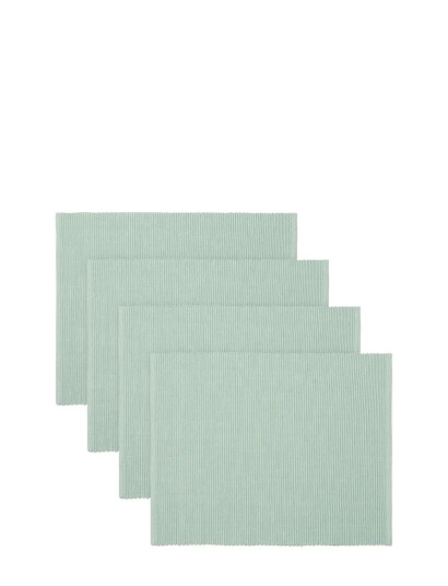 LINUM Uni Place Mat - Green - ONE SIZE