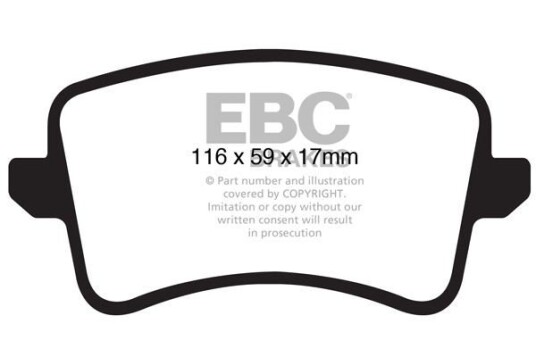 Bremseklosser EBC Brakes DP41988R