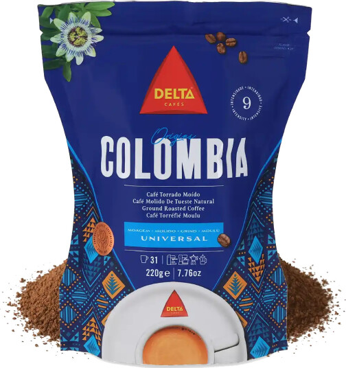 Delta Cafés | Colombia 220 g malt kaffe
