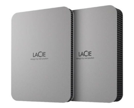 LaCie Mobile Drive 4 TB Ekstern Harddisk med USB-C Kryptert Grå LaCie Mobile Drive 4 TB Ekstern Harddisk med USB-C Kryptert Grå