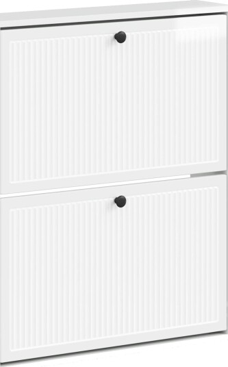 vidaXL Vegghengt skoskap EDE 71 x 17 x 86 cm Konstruert tre
