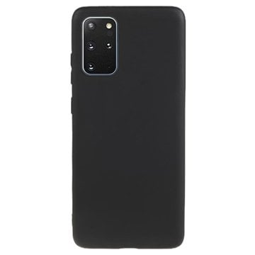 Mot Fingeravtrykk Matte Samsung Galaxy S20+ TPU deksel Svart
