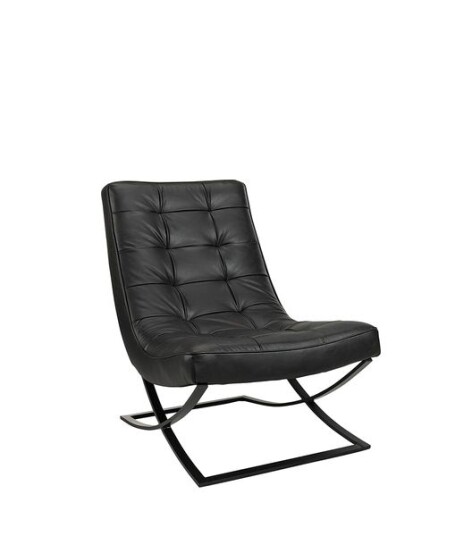 Artwood Brody skinnlenestol mountain black