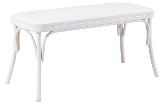 Oliver Benk 100x41 cm Hvit Hanah Home