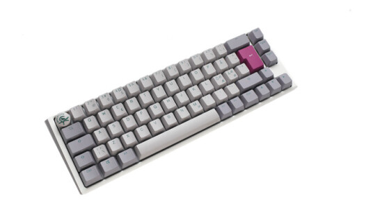 Ducky One 3 - Mist Nordic - SF 65% - Cherry Brown - RGB - ND - Gamingtastatur - Nordisk - Grå