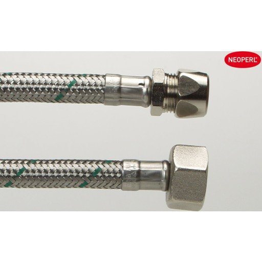 10 stk Neoperl tilslutningsslange 1/2" & 10 mm kompresjonskobling 200 mm