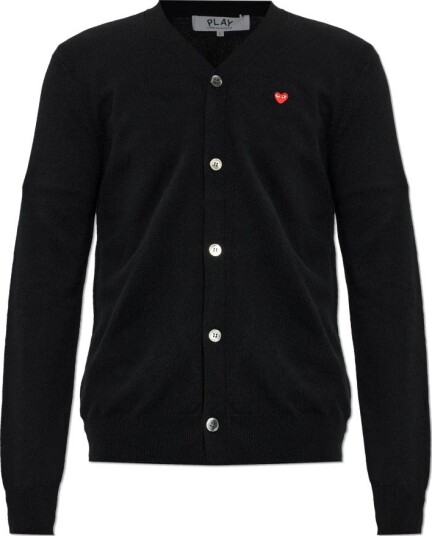 Comme des Garçons Play Herre Strikkevarer Svart S,