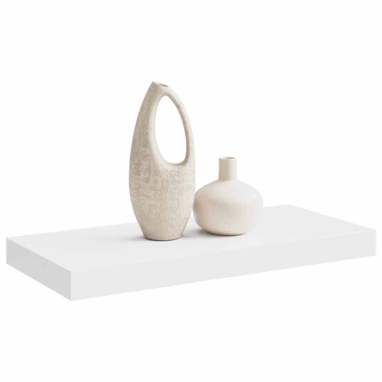vidaXL Flytende vegghylle hvit 50x23x3,8 cm MDF vidaXL Flytende vegghylle hvit 50x23x3,8 cm MDF