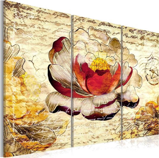 Bilde Retro Flower 120x80 Artgeist sp. z o. o.