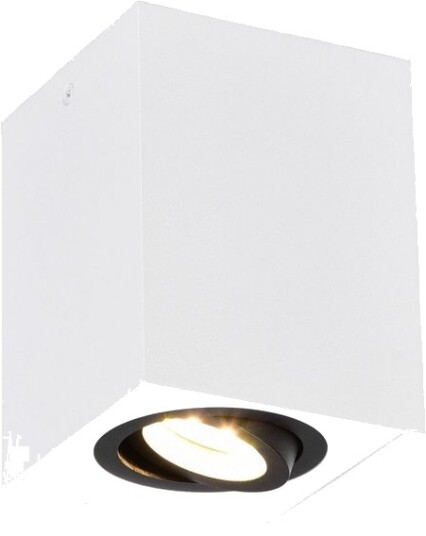 Trio Lighting Biscuit Plafond GU10 Hvit/Svart -