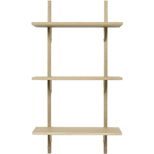 ferm LIVING Sector hylle S/L Eik-messing