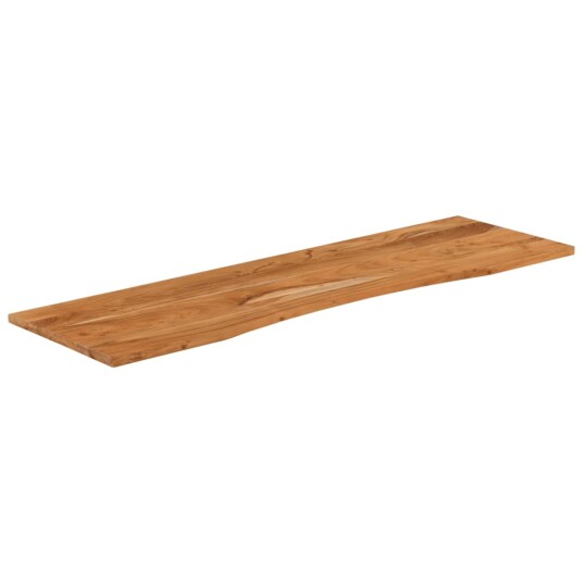 Skrivebordsplate 140x50x2,5 cm rektangulær heltre akasie 8721012088948