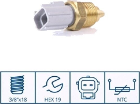 NISSENS 207057 Sensor, motortemperatur