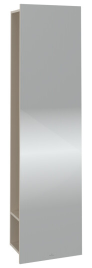 VILLEROY & BOCH SUBWAY 3.0 SPEILHYLLE 40X171 HØYRE CASHMERE GREY HÅNDTAK I KROM