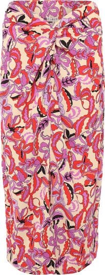 DESIRES | Delilah Midwaist Midcalf Knot Skirt | S