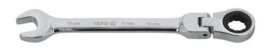 Yato YT-1681 Kombinasjonsnøkkel med Skralle 15 mm Yato YT-1681 Kombinasjonsnøkkel med Skralle 15 mm
