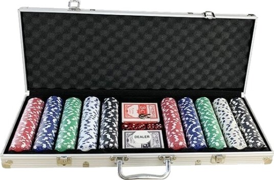 Poker Sett 500 brikker