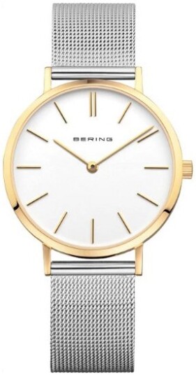 Bering Dameklokke 14134 010 Classic Hvit/Stål Ø34 mm