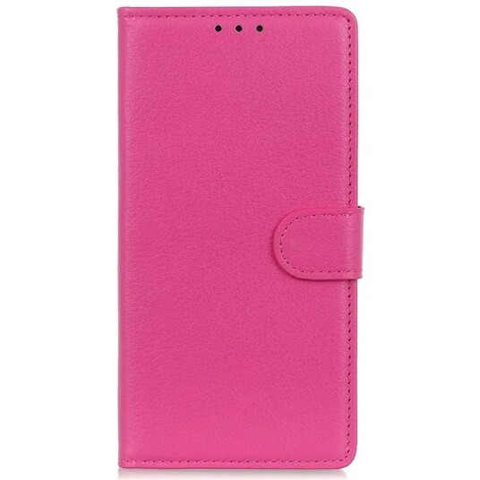 INCOVER Xiaomi 14 Pro PU Litchi Skin Flip Deksel med Lommebok - Rosa