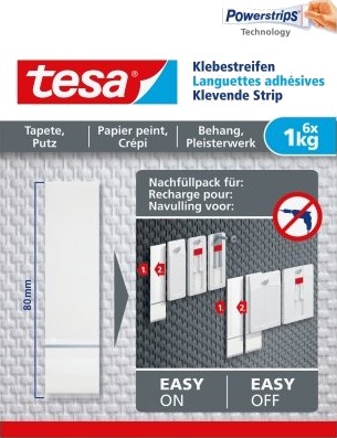 Tesa Tesa 77771 Hvit Tape 6 Stykker