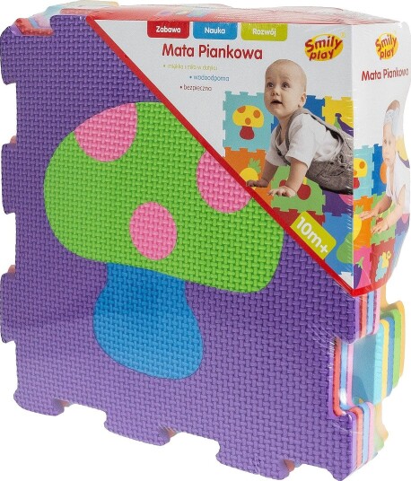 Smily Play Lekematte Med Fruktmotiv - 29x29 cm