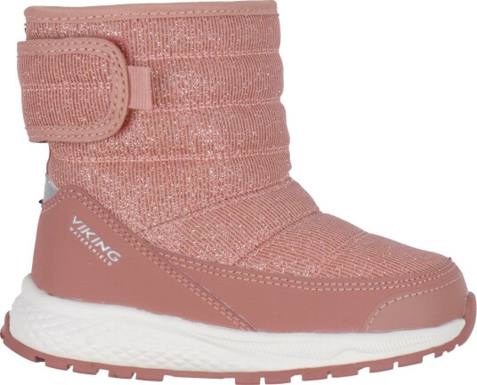 Viking   Vintersko Equip Glitter Warm WP Pull on Pink