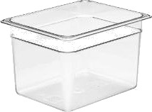 Kantine Cambro 1/2Gn 11.7L 32.5X26.5X20cm Polycarbonat Klar,6 Stk/Krt