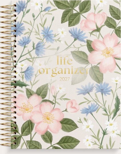 Kalender Life Organizer 2027 C5 Blomster