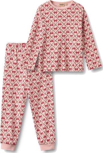 Wheat Pysjamas Mila DIM Rose Buer Wheat 8 år (128) 2 delt nattøy Beige Rosa Rød