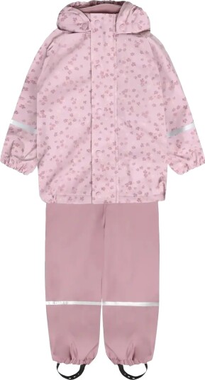 Little B Pu Set Aop W. Fleece   Pink   104
