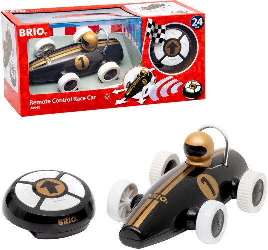 BRIO RC racerbil svart/gull BRIO RC racerbil svart/gull