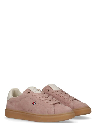 Tommy Hilfiger Tommy Hilfiger Low Cut Lace Up Sneaker Pink 34 Tommy Hilfiger Tommy Hilfiger Low Cut Lace Up Sneaker Pink 34