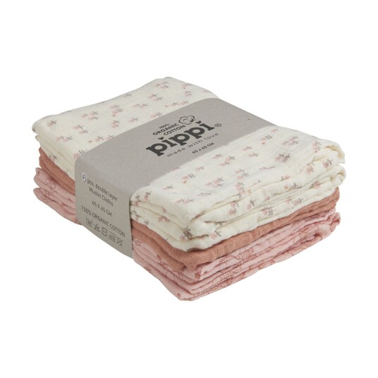 Gassklut Pippi Veiled Rose 6 pk Gassklut Pippi Veiled Rose 6 pk
