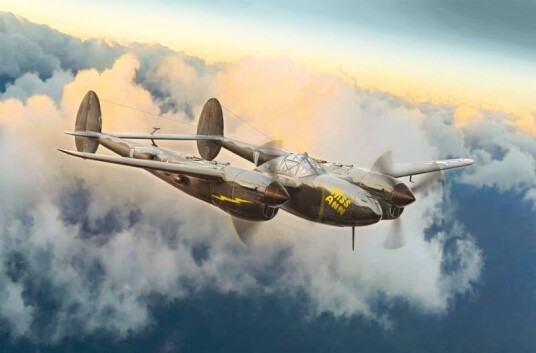Italeri 1:72 Lockheed P-38J Lightning Modellbyggingssett