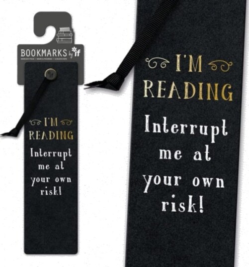 Literary Bookmarks Interrupt Me
