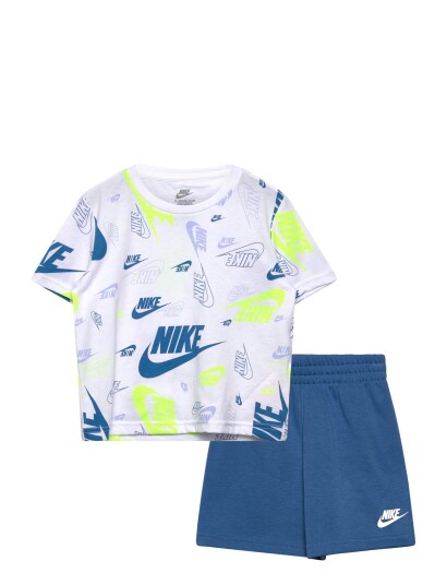 Nike Nkn N Nsw Aop Lt Wt Ft Short S Blue 104/110