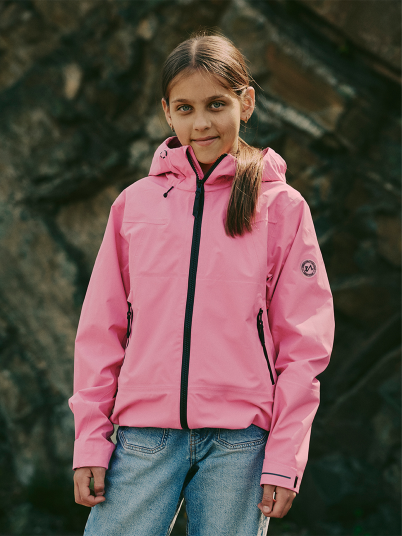 Twentyfour Aurora 3 Lags Skalljakke Junior Rosa 164
