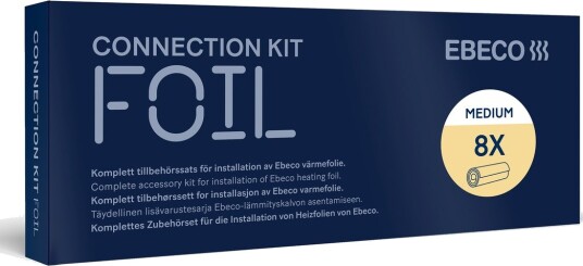 Ebeco Connection Kit Foil Medium Til Varmefolie Ebeco Connection Kit Foil Medium Til Varmefolie