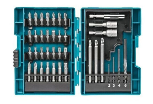 Makita B-54106 38-dels Skrutrekker- og Drillsett med Torx, Phillips og Hex Makita B-54106 38-dels Skrutrekker- og Drillsett med Torx, Phillips og Hex