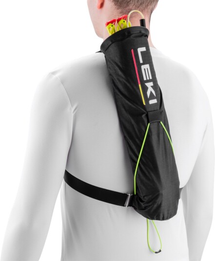 Leki Trail Running Quiver Black bright Red neonyellow os Leki Trail Running Quiver Black bright Red neonyellow os