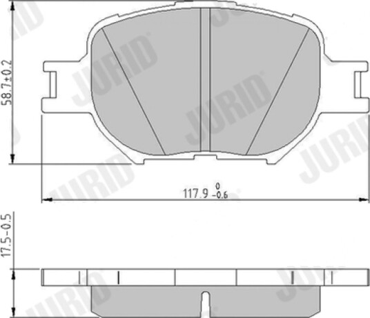 Bremseklosser JURID 572517J