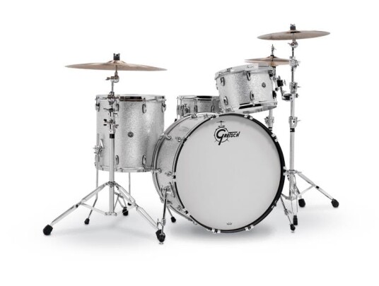 Gretsch USA Brooklyn Shell Pack Silver Sparkle Gretsch USA Brooklyn Shell Pack Silver Sparkle