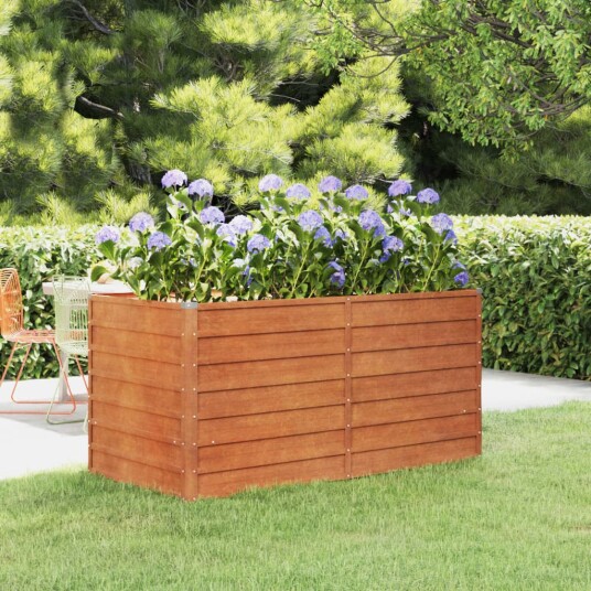 vidaXL Plantekasse grå 160x80x77 cm cortenstål vidaXL Plantekasse grå 160x80x77 cm cortenstål