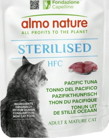 Almo Nature Hfc Våtfôr Sterilised Stillehavets Tunfisk 6 X 50 G