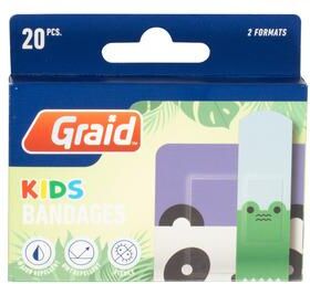 Graid Kids Plaster Panda & Krokodille   20 stk
