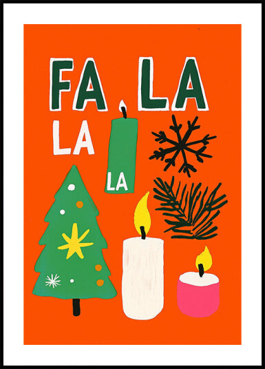 Festive Cheer Burst Plakat Plakat / 70x100cm
