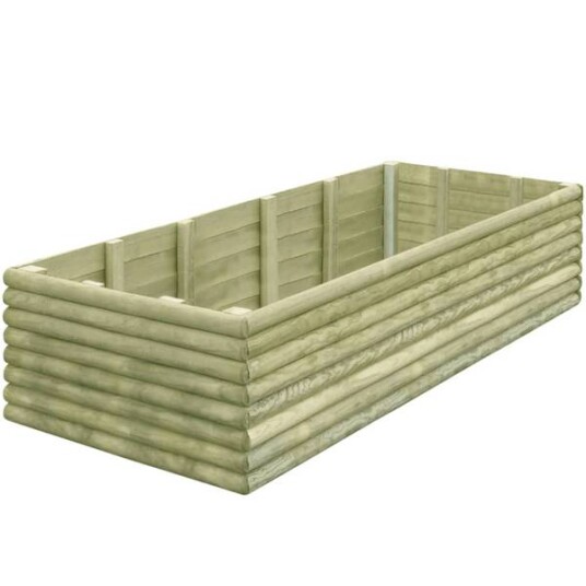 Høybed 206x100x48 cm impregnert furu