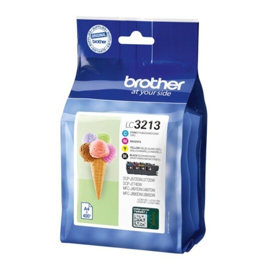 Brother LC3213 Blekkpatron 4-pk. Brother LC3213 Blekkpatron 4-pk.