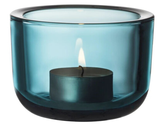iittala Valkea Telysholder 60 mm havblå